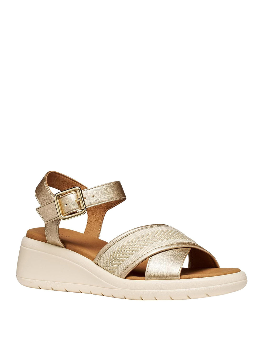 GEOX Sandali con zeppa Donna - Beige modello D550EG0AJ11