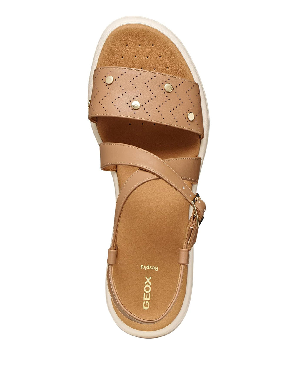 GEOX Sandali con zeppa Donna - Beige modello D650EA000BC