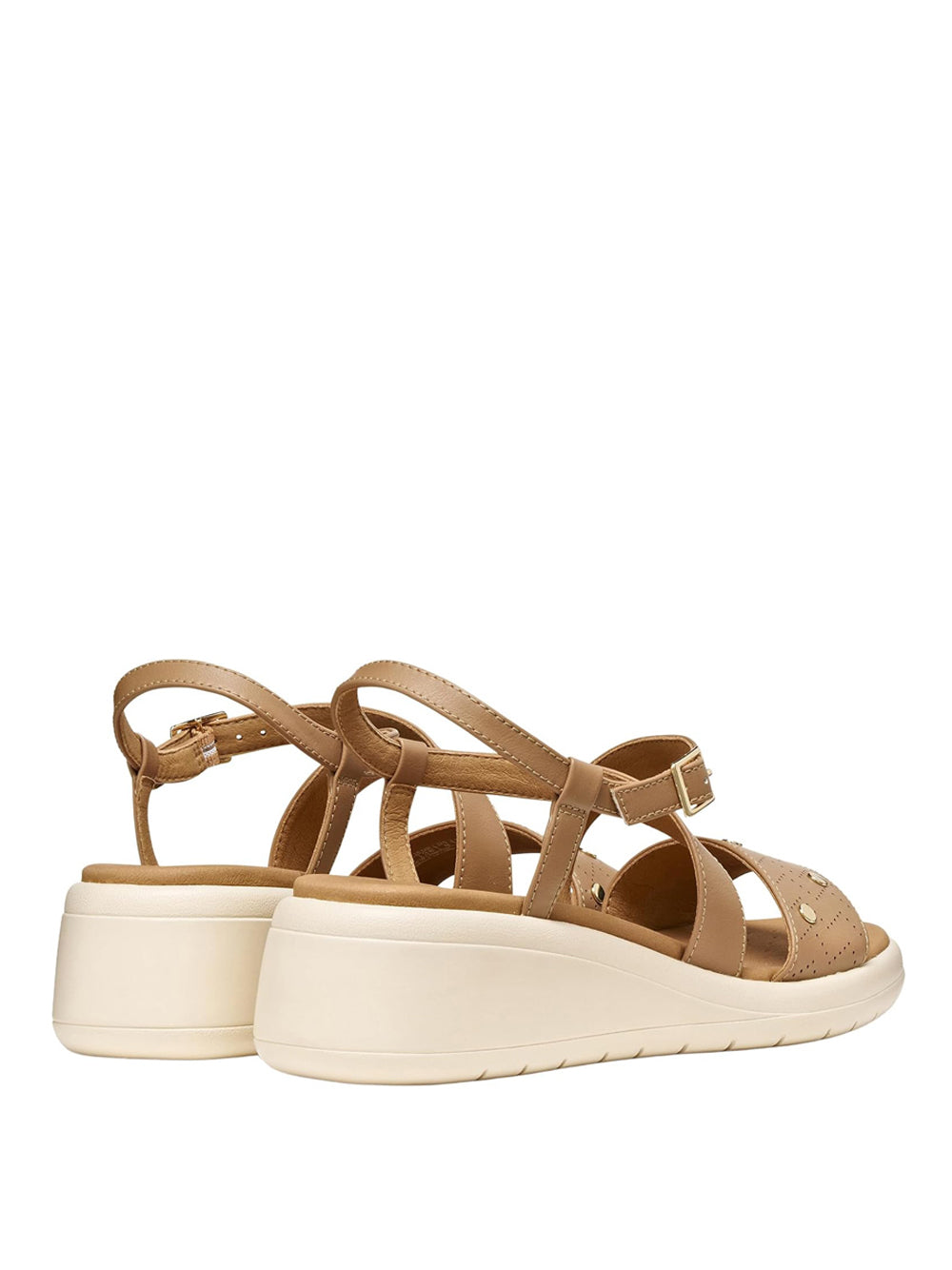 GEOX Sandali con zeppa Donna - Beige modello D650EA000BC