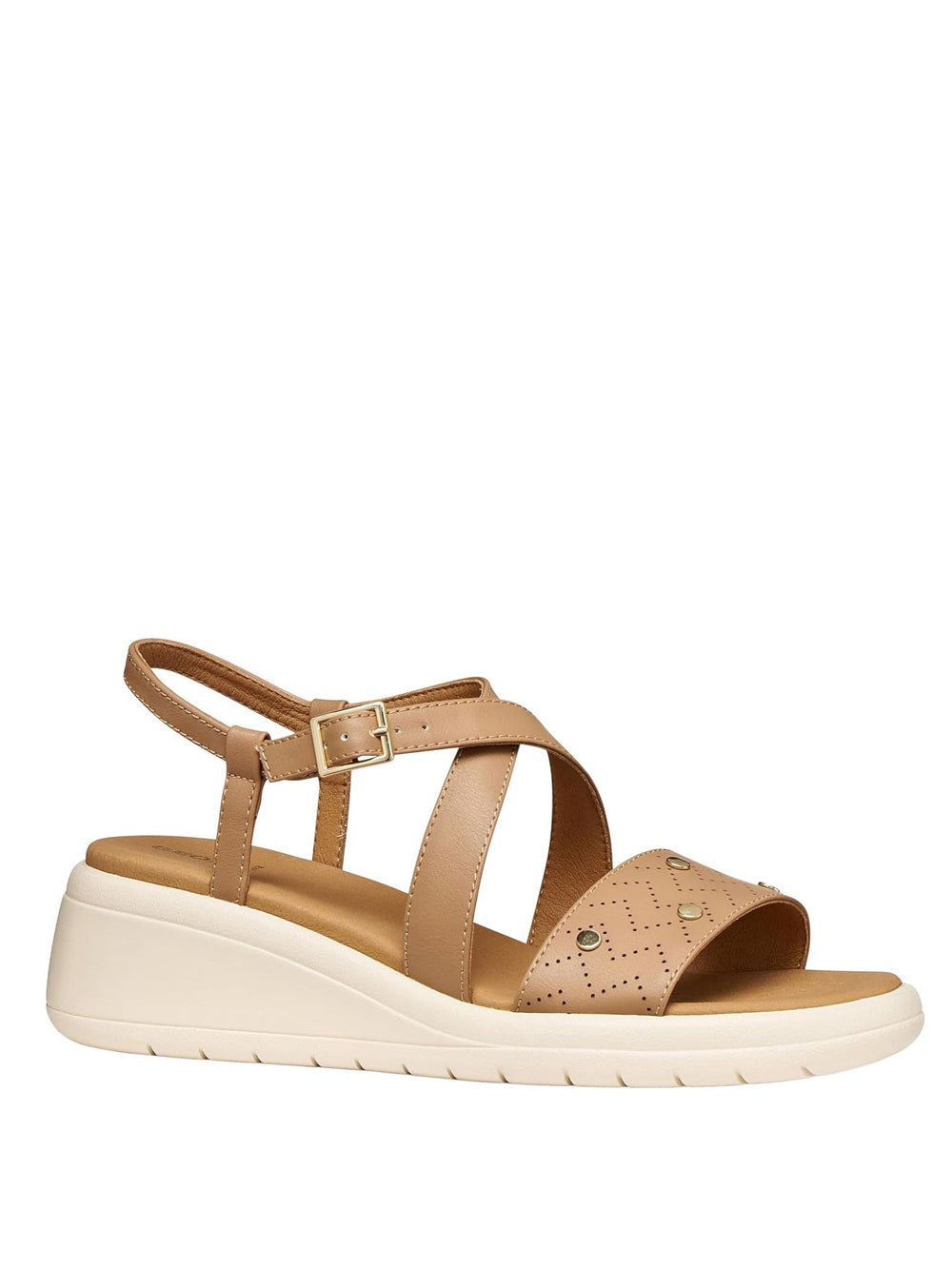 GEOX Sandali con zeppa Donna - Beige modello D650EA000BC