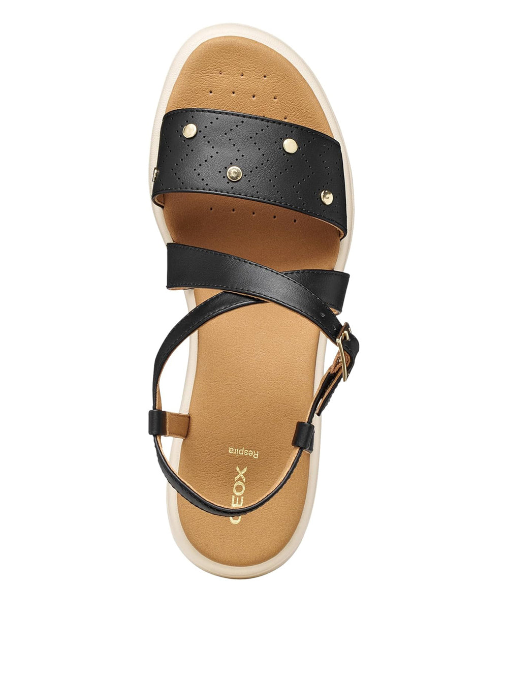 GEOX Sandali con zeppa Donna - Nero modello D650EA000BC
