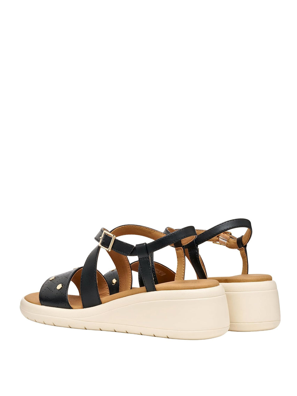 GEOX Sandali con zeppa Donna - Nero modello D650EA000BC
