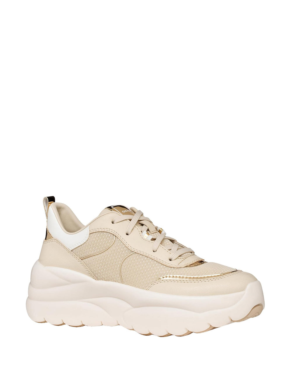 GEOX Sneakers platform Donna - Beige modello D651FB09BBN