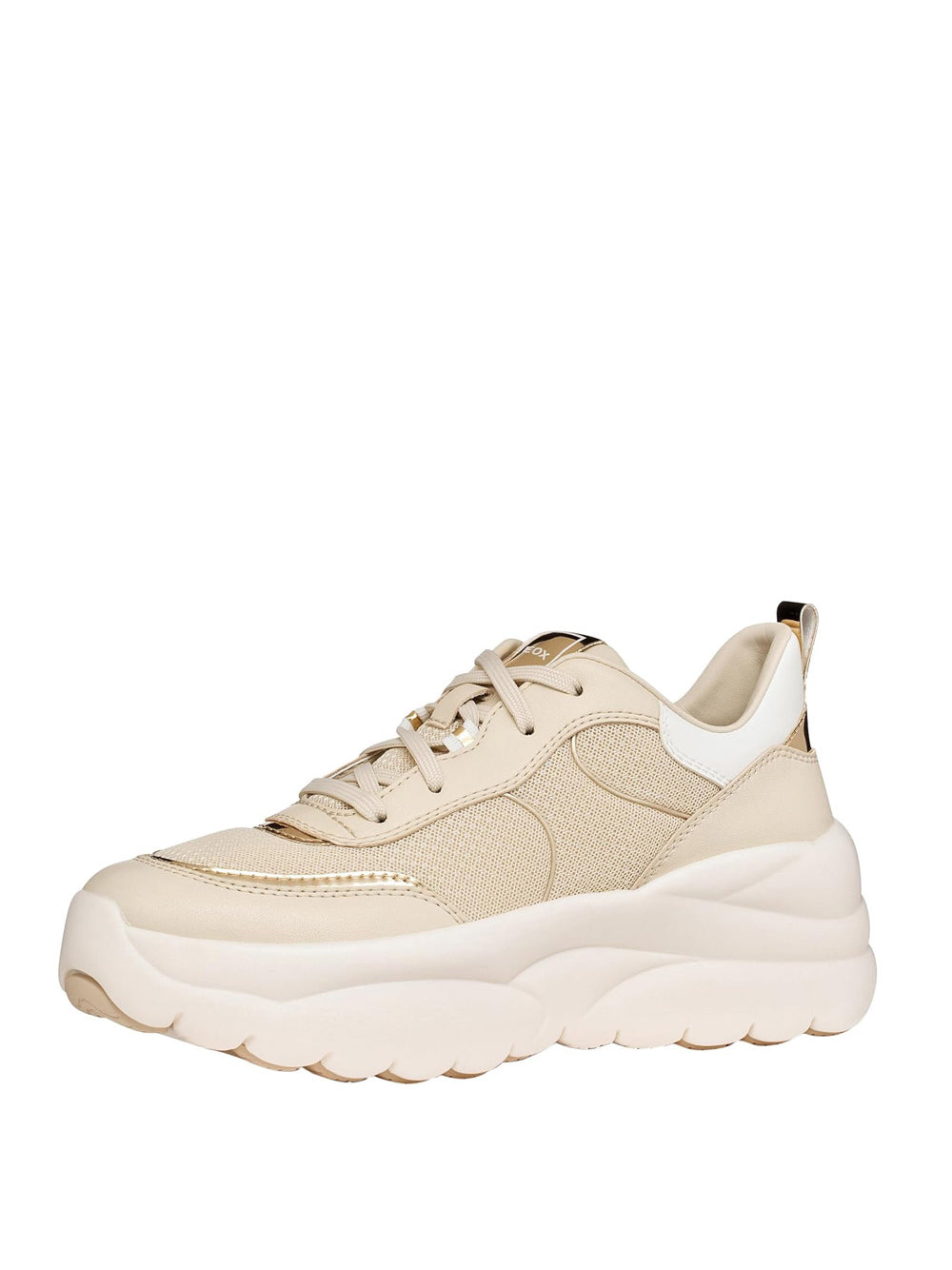 GEOX Sneakers platform Donna - Beige modello D651FB09BBN