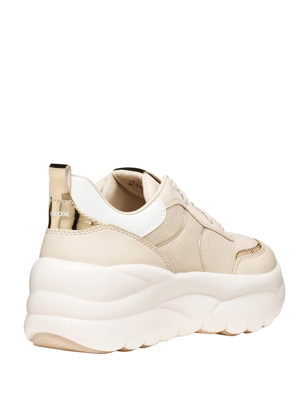 GEOX Sneakers platform Donna - Beige modello D651FB09BBN