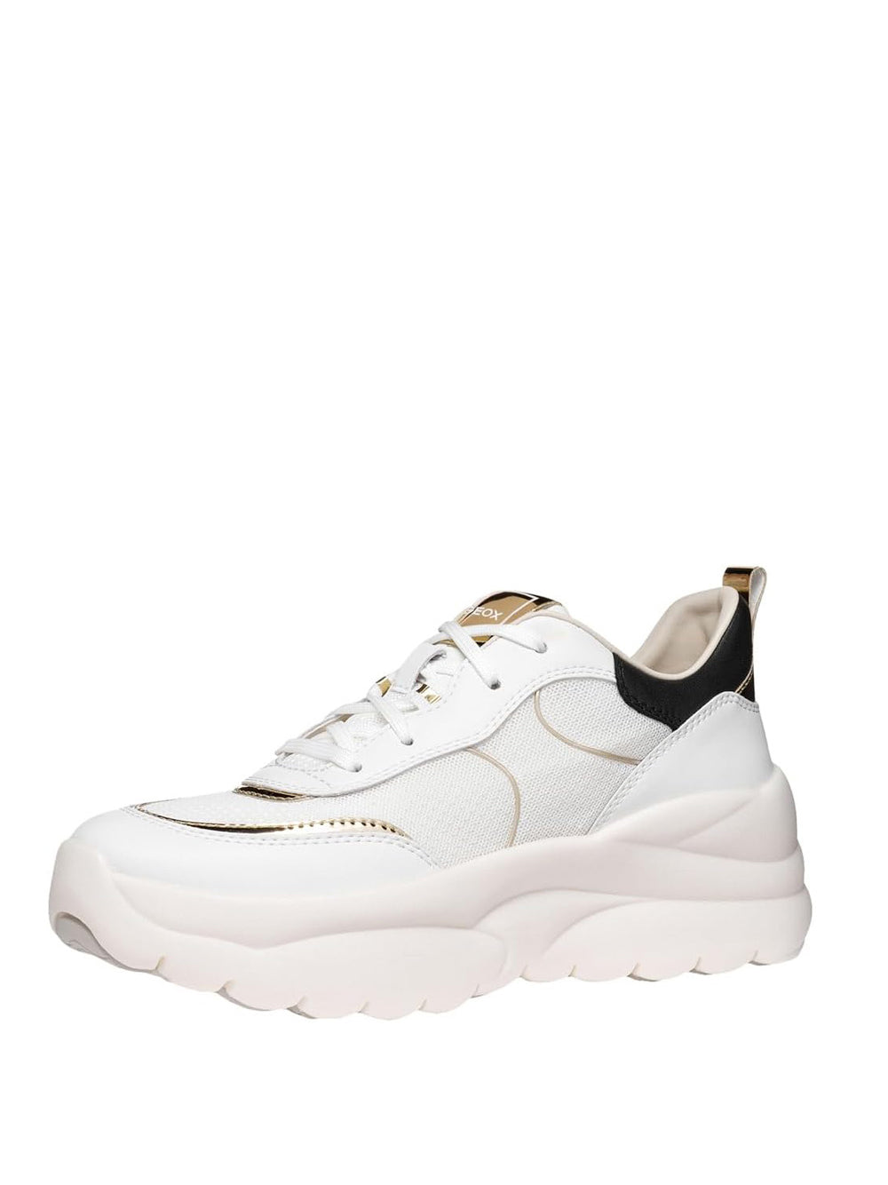 GEOX Sneakers platform Donna - Bianco modello D651FB09BBN