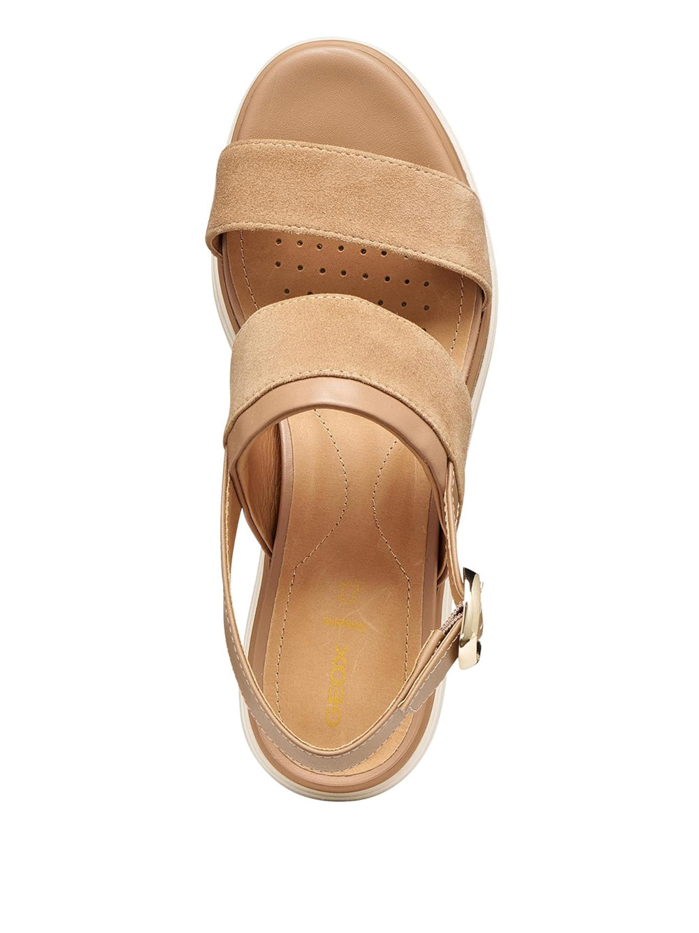 GEOX Sandali con zeppa Donna - Beige modello D65HBA021BC
