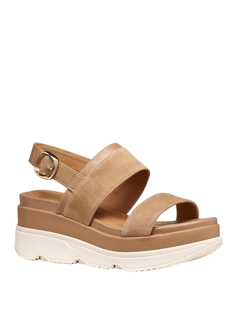 GEOX Sandali con zeppa Donna - Beige modello D65HBA021BC