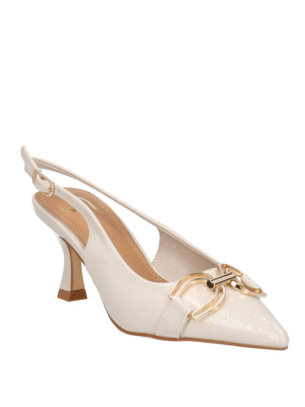 GOLD&GOLD Decollete sling back Donna - Bianco modello GV129