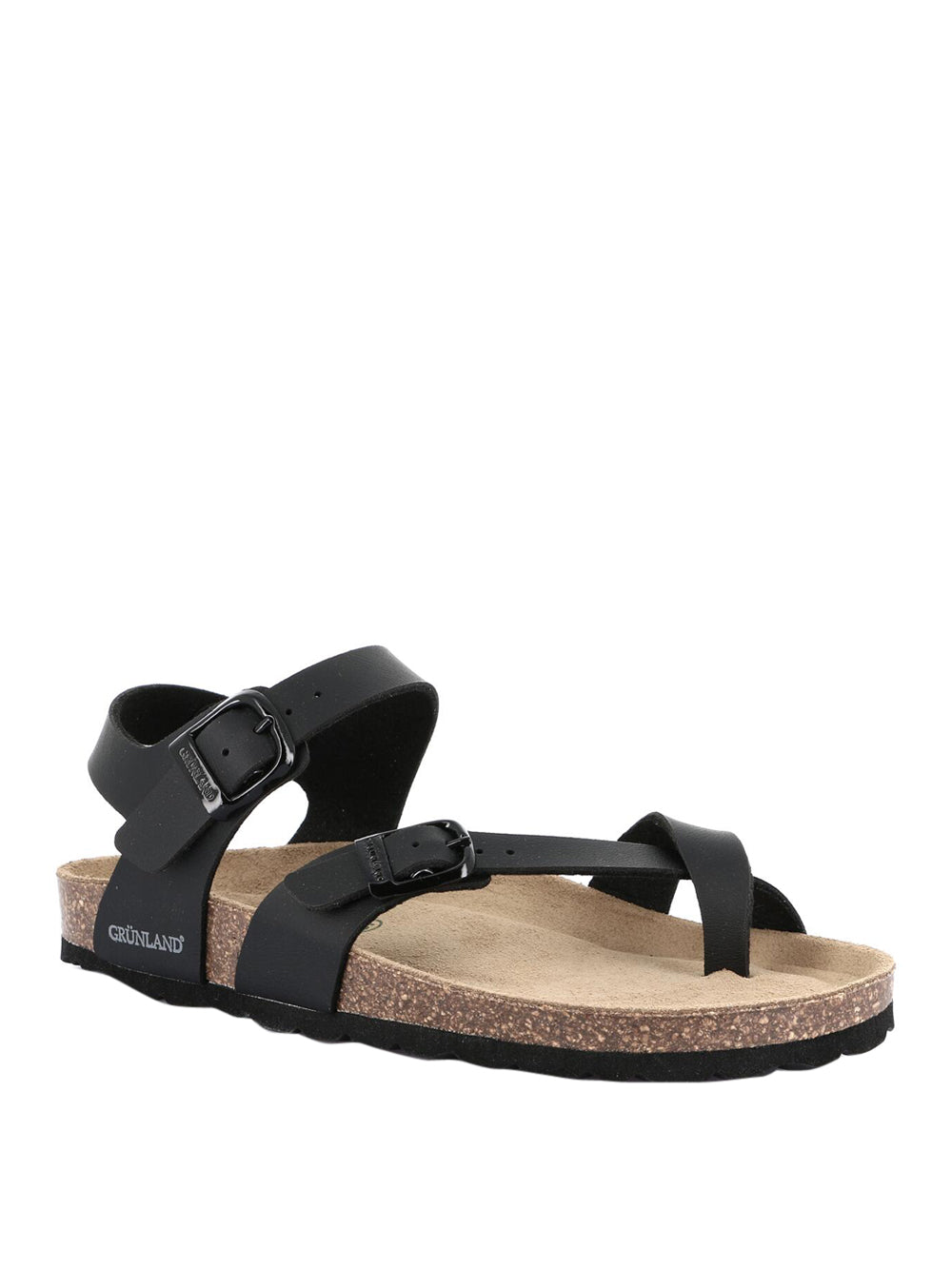 GRUNLAND Sandali infradito Donna - Nero modello 1180