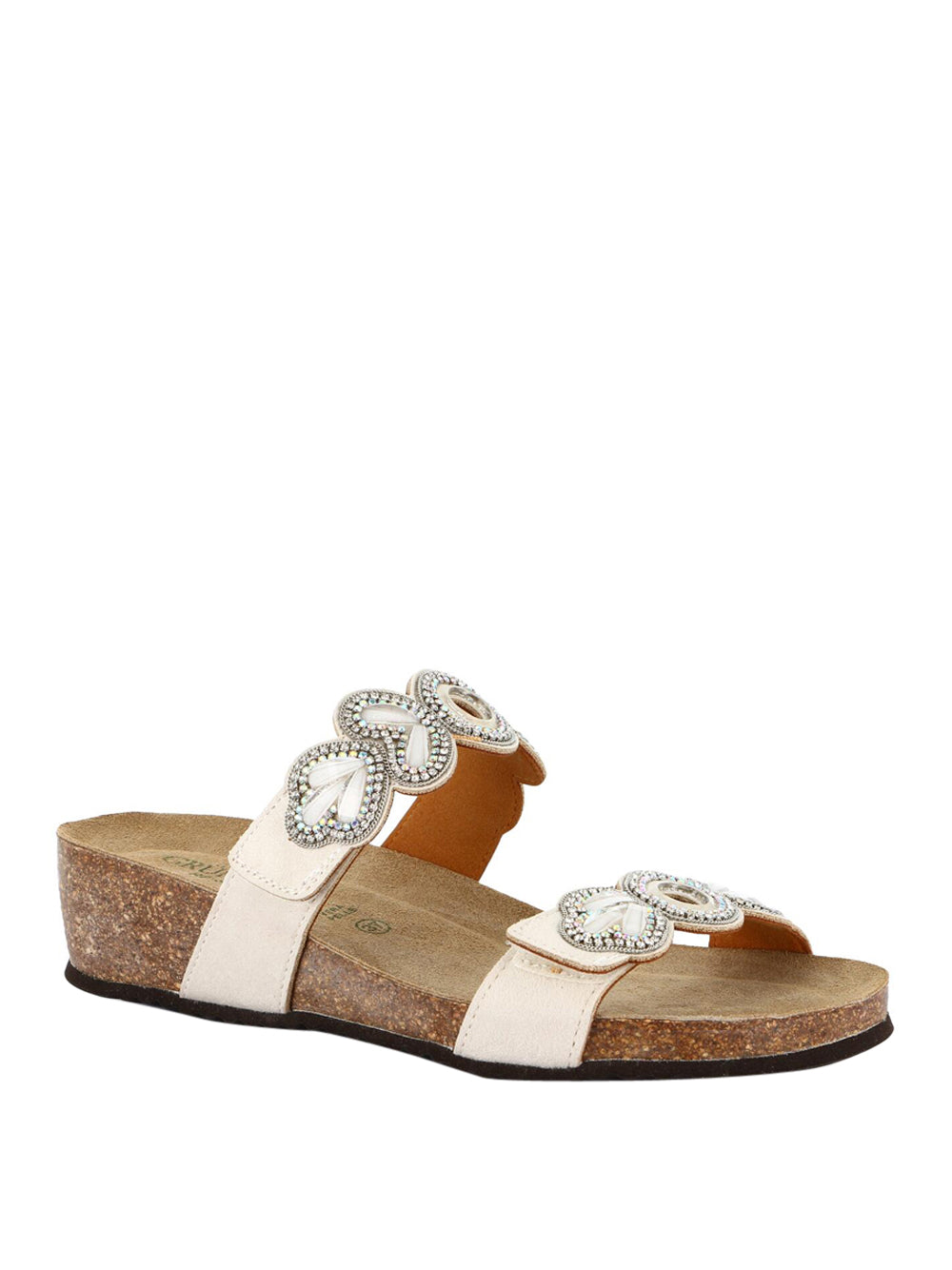 GRUNLAND Ciabatte Donna - Bianco modello 1839