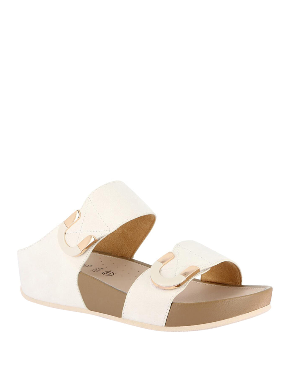 GRUNLAND Sandali con zeppa Donna - Bianco modello 3114