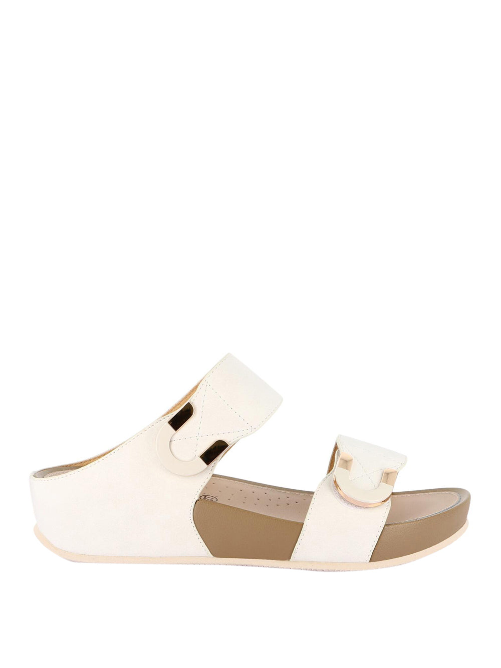 GRUNLAND Sandali con zeppa Donna - Bianco modello 3114