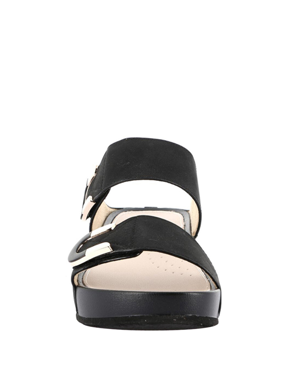 GRUNLAND Sandali con zeppa Donna - Nero modello 3114