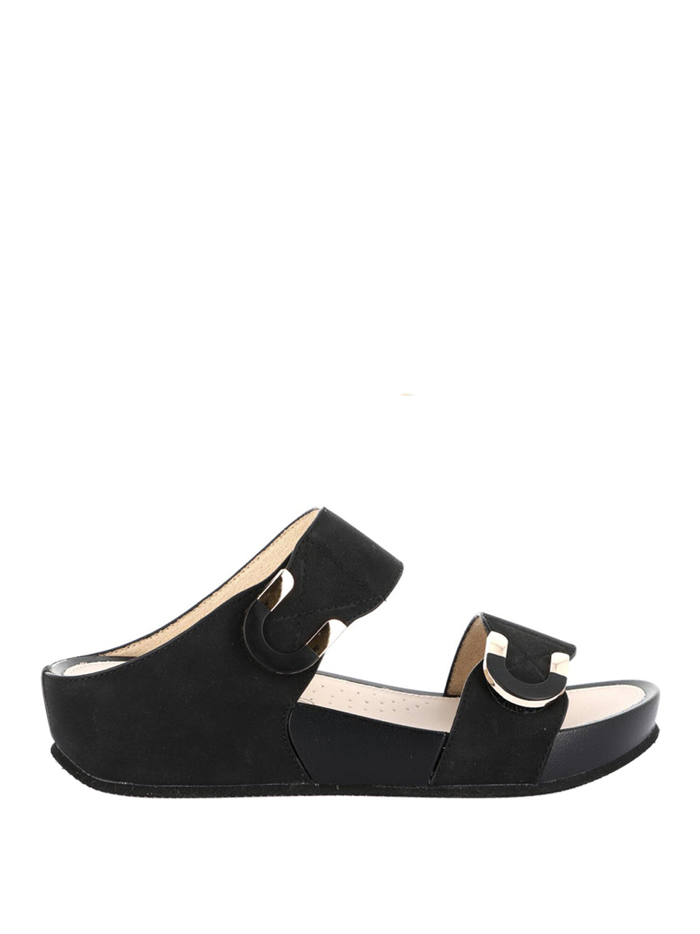 GRUNLAND Sandali con zeppa Donna - Nero modello 3114