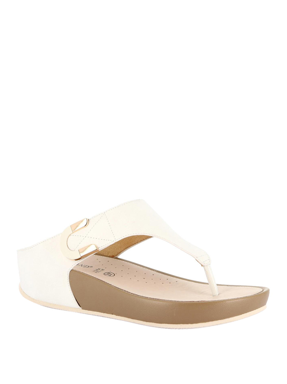 GRUNLAND Sandali con zeppa Donna - Bianco modello 3115