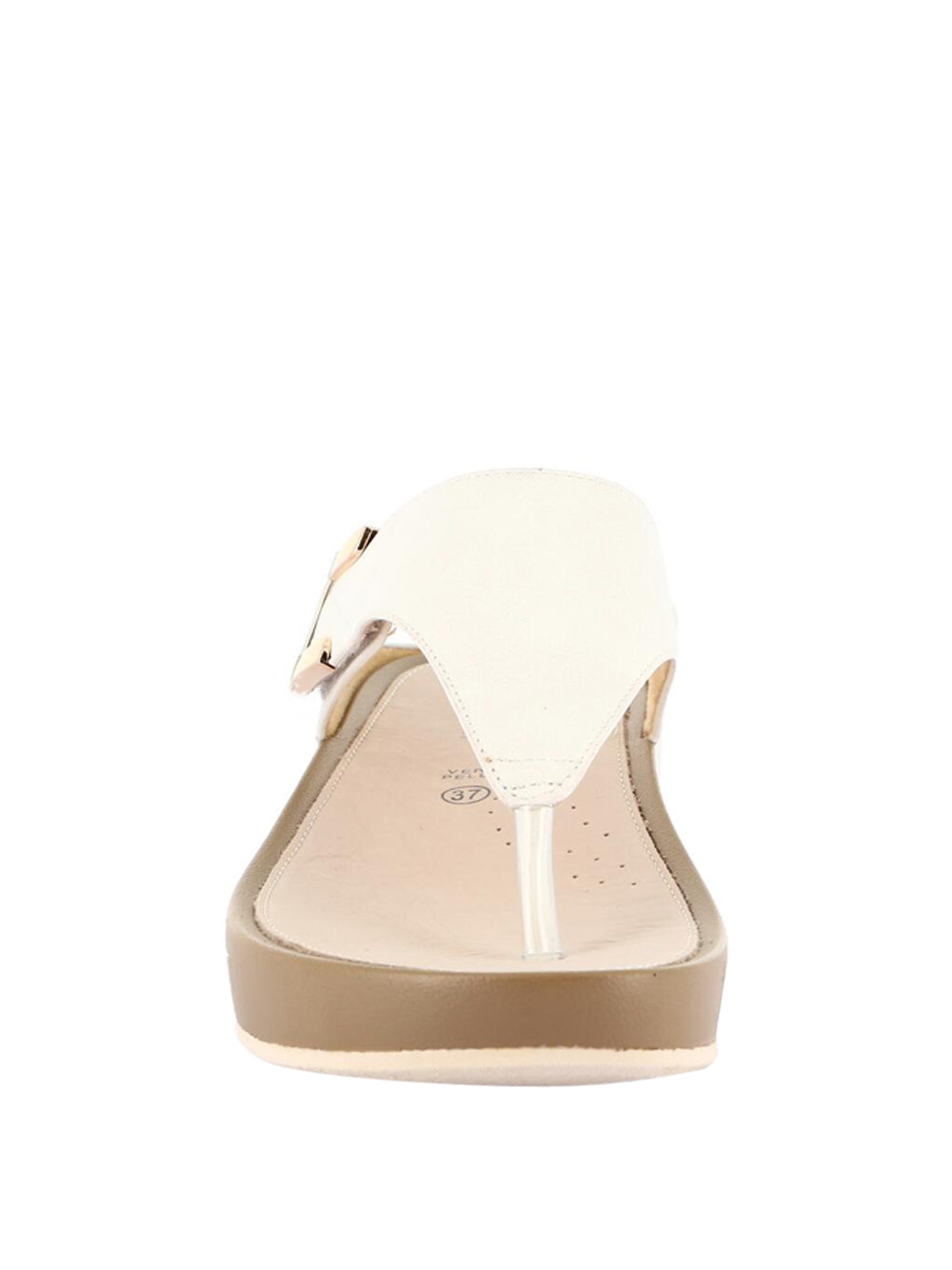 GRUNLAND Sandali con zeppa Donna - Bianco modello 3115