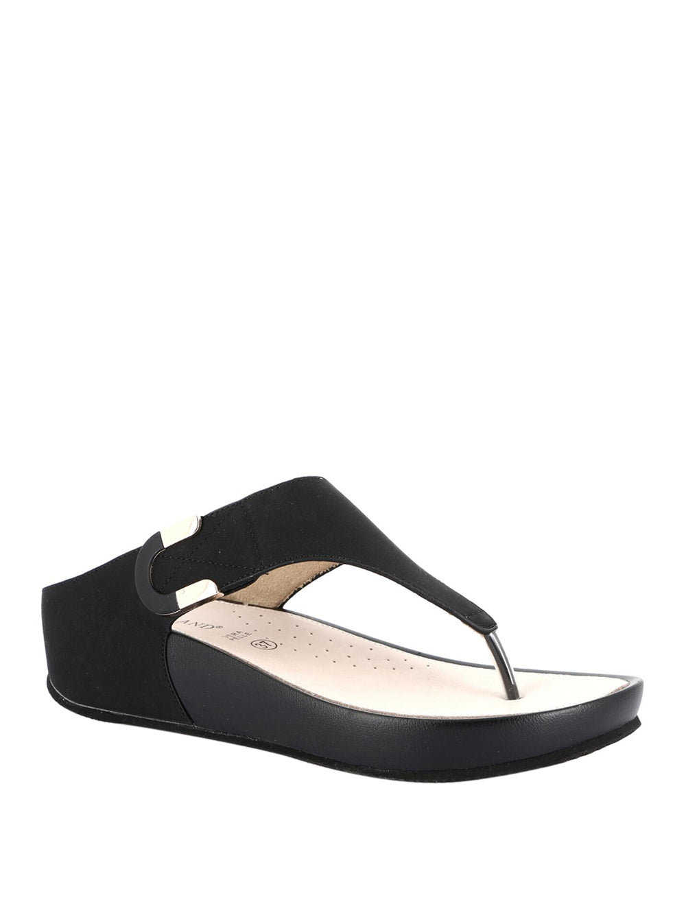 GRUNLAND Sandali con zeppa Donna - Nero modello 3115