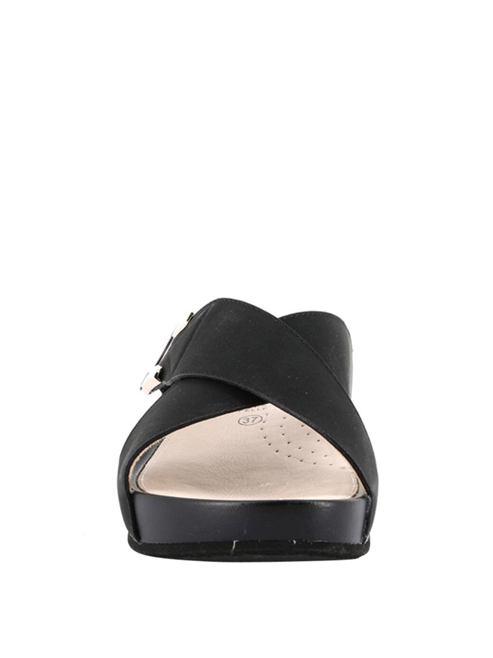 GRUNLAND Sandali con zeppa Donna - Nero modello 3116