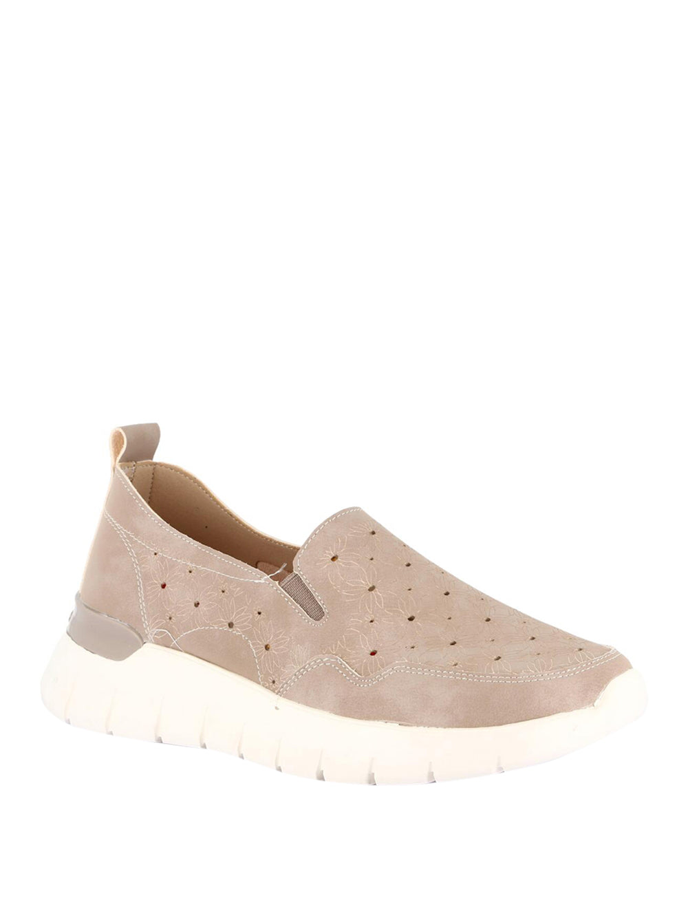 GRUNLAND Mocassini slip-on Donna - Beige modello 6187