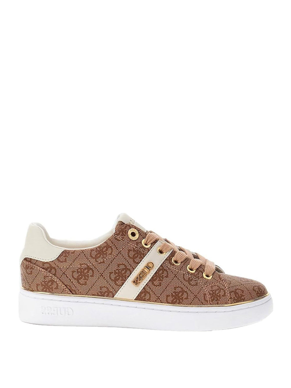GUESS Sneakers logato Donna - Beige modello FLFBTZFAL12