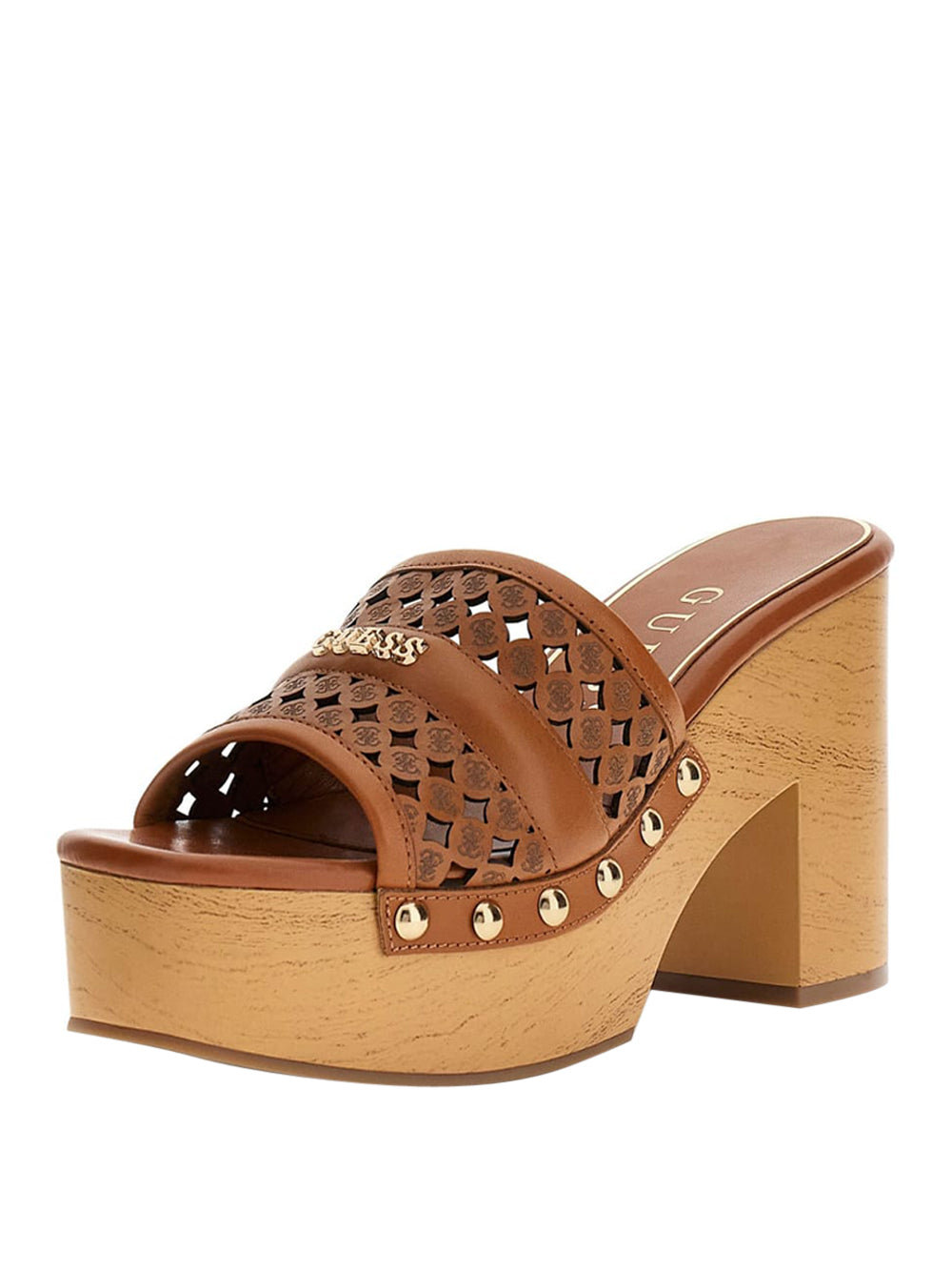 GUESS Sandali con tacco Donna - Marrone modello FLJ2LLLEA04