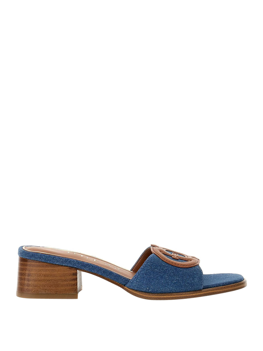 GUESS Sandali con tacco Donna - Blu modello FLJCN3DEN03