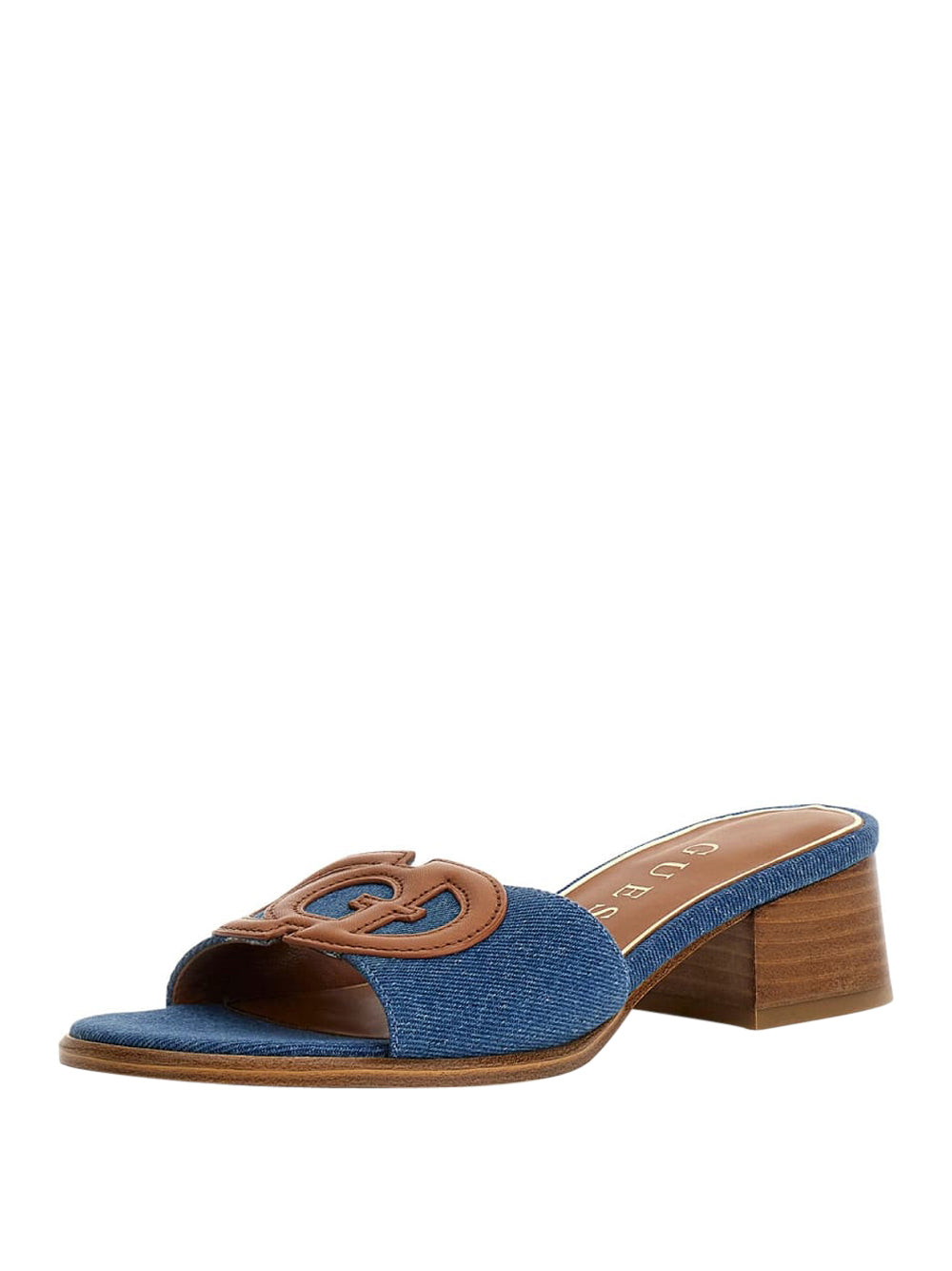 GUESS Sandali con tacco Donna - Blu modello FLJCN3DEN03