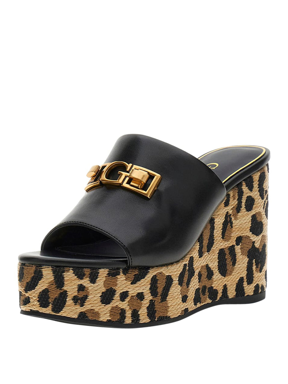 GUESS Sandali con zeppa Donna - Nero modello FLJE3VELE04