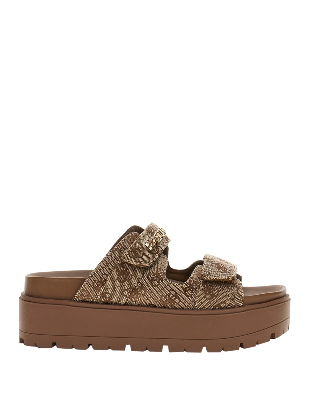 GUESS Sandali platform Donna - Beige modello FLJF2XFAL03