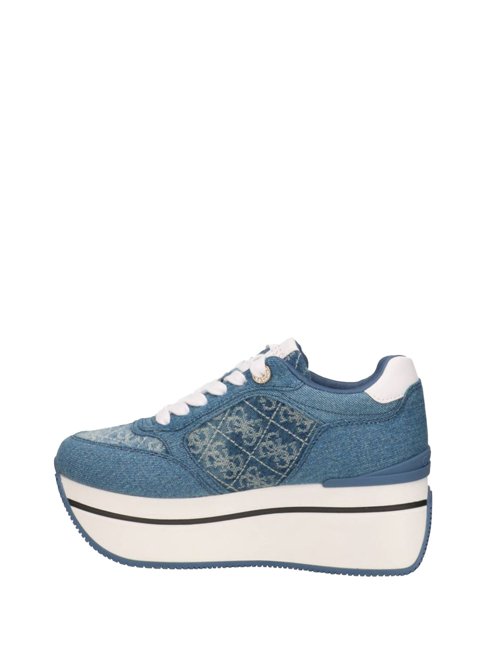 GUESS Sneakers platform Donna - Blu modello FLPC11FAL12