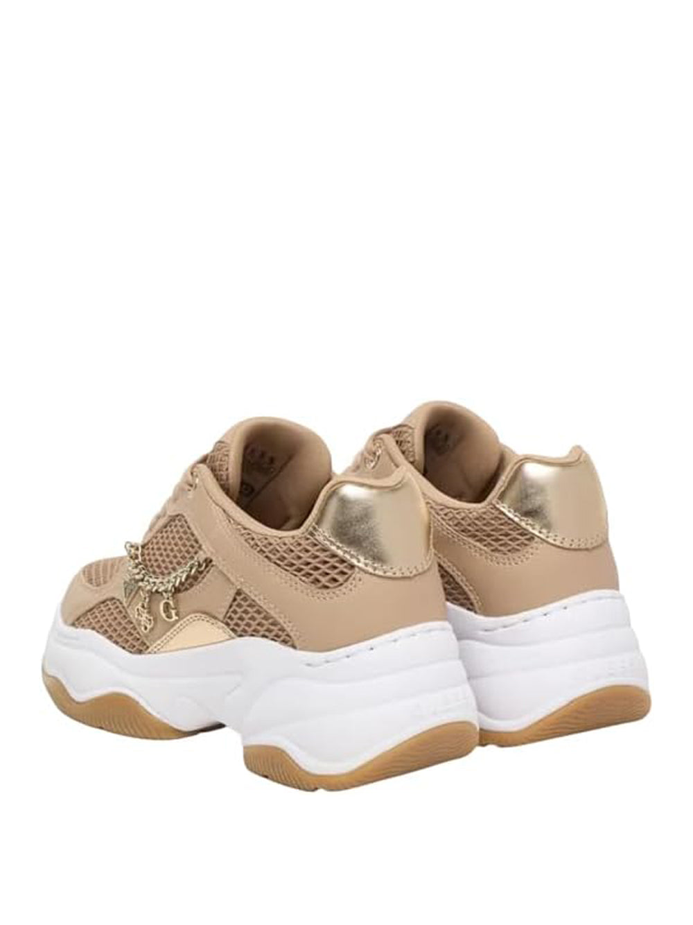 GUESS Sneakers platform Donna - Beige modello FLPHARELE12