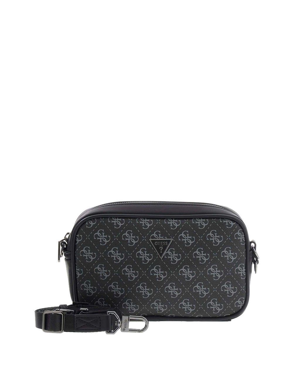 GUESS Borsa a Tracolla logato Uomo - Nero modello HMMILOP6150