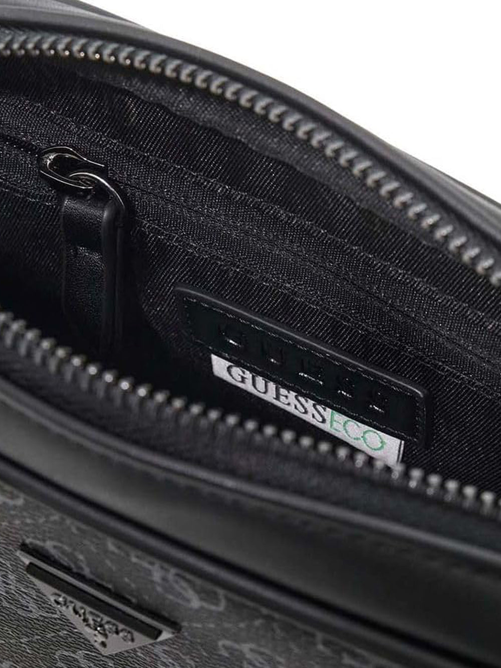 GUESS Borsa a Tracolla logato Uomo - Nero modello HMMILOP6150