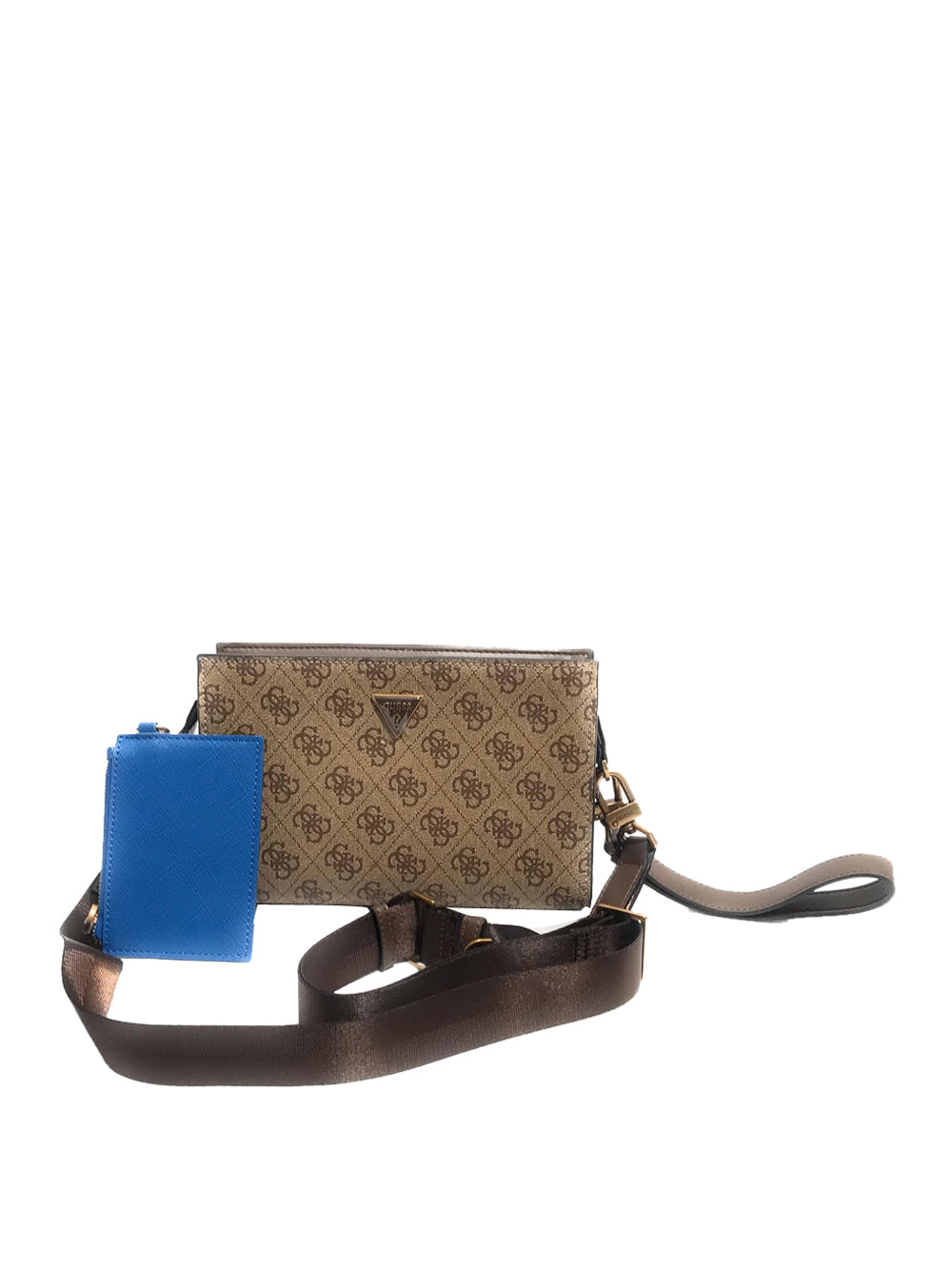 GUESS Borsa a Tracolla logato Uomo - Beige modello HMMILOP6157