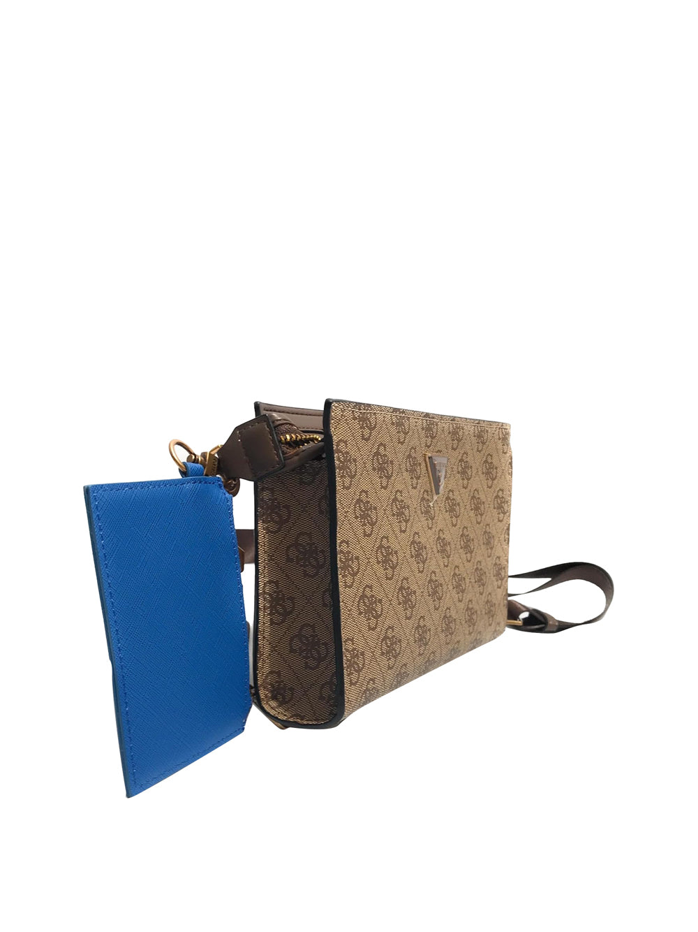 GUESS Borsa a Tracolla logato Uomo - Beige modello HMMILOP6157
