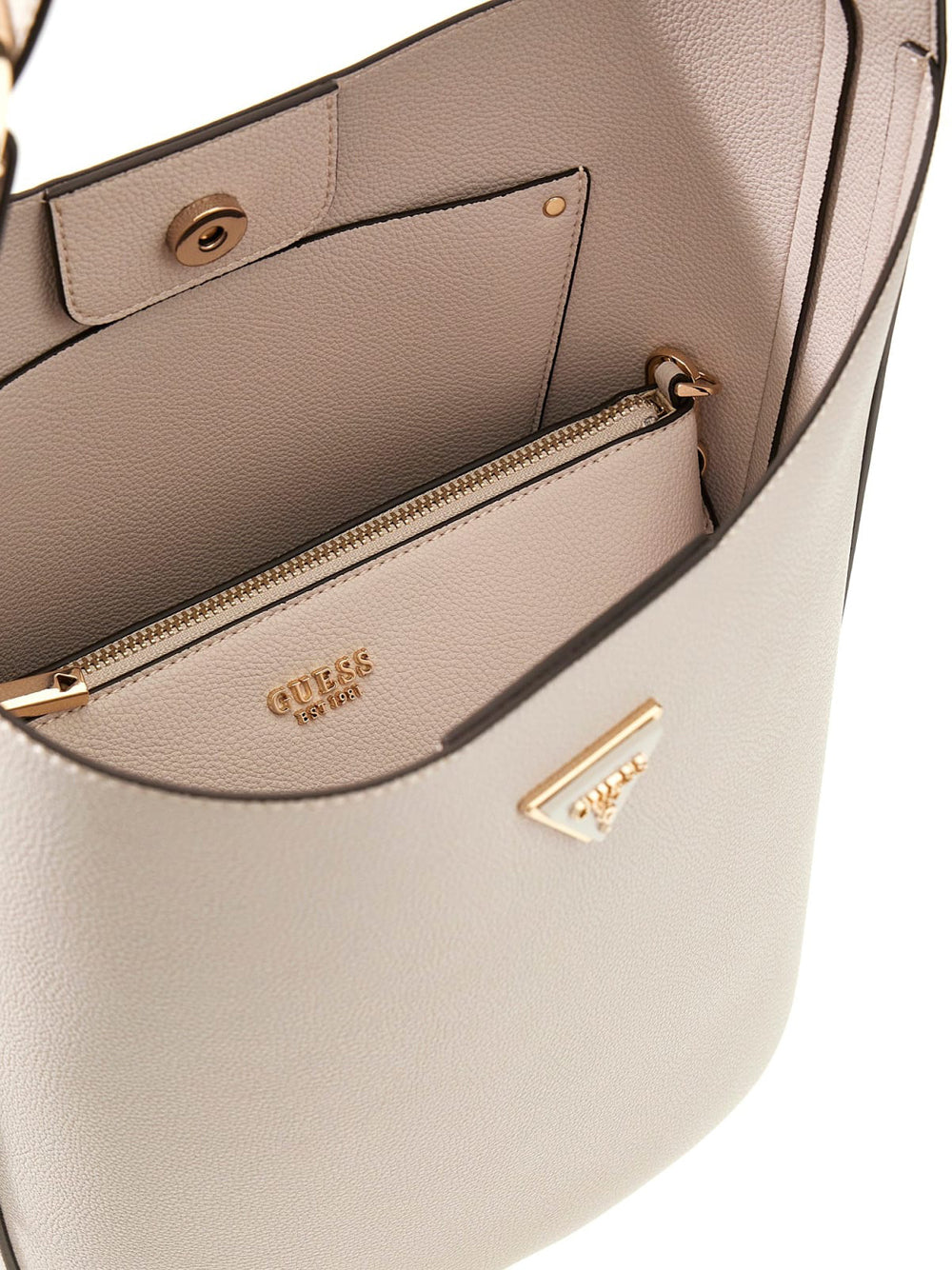 GUESS Borsa a Secchiello Donna - Avorio modello HWBG6974040