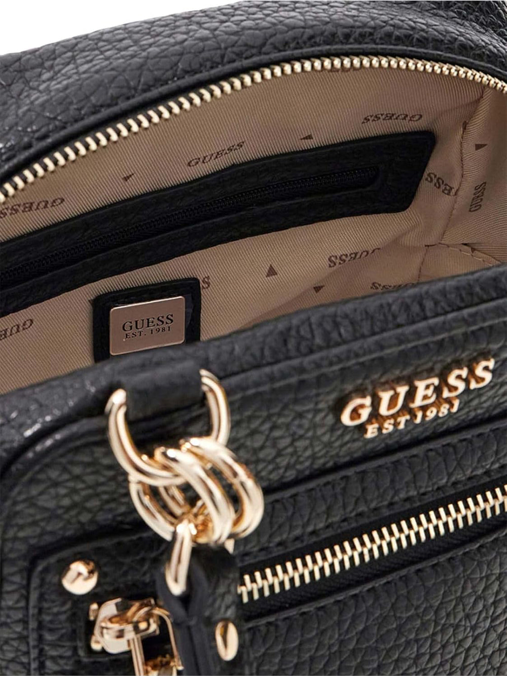 GUESS Borsa a Tracolla Donna - Nero modello HWBG9501170