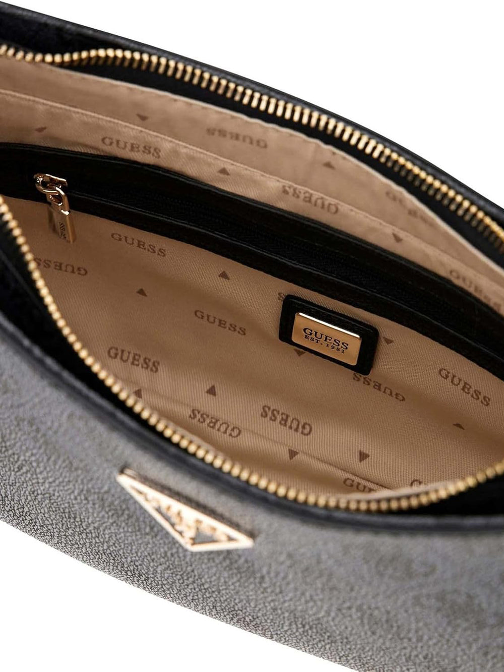 GUESS Borsa a Spalla logato Donna - Grigio modello HWBG9672180