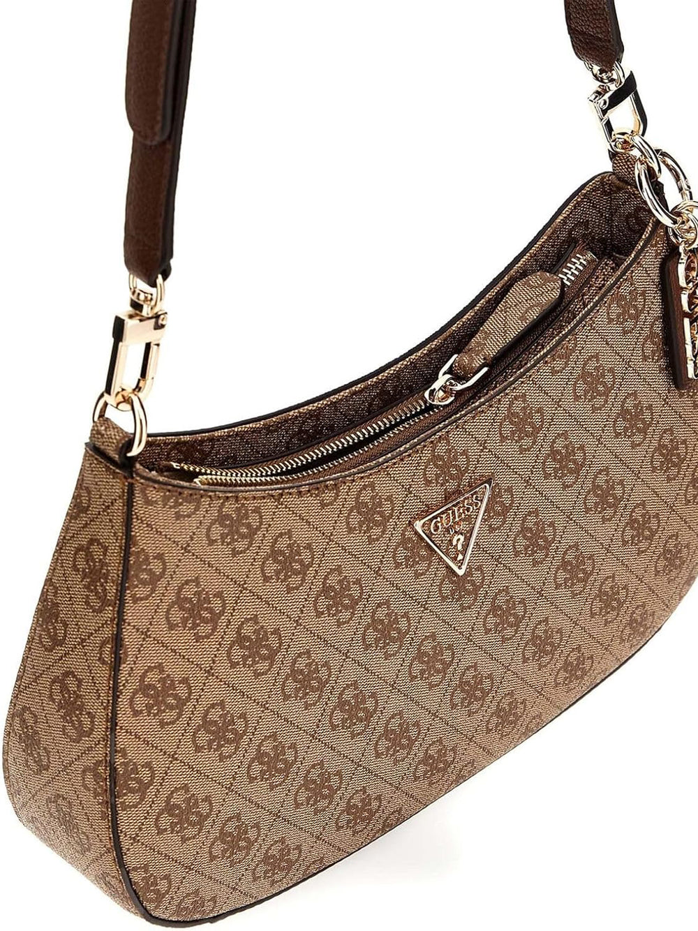 GUESS Borsa a Spalla logato Donna - Marrone modello HWBG9672180