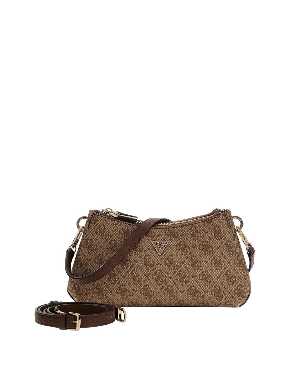 GUESS Borsa a Tracolla logato Donna - Marrone modello HWBG9672730