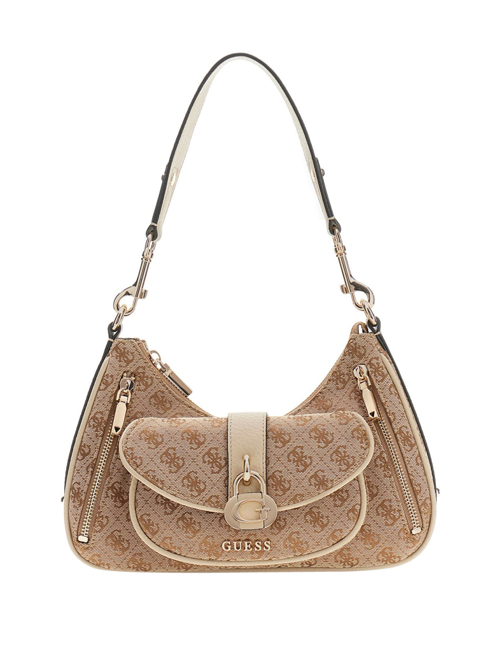 GUESS Borsa a Spalla logato Donna - Marrone modello HWJG8362180