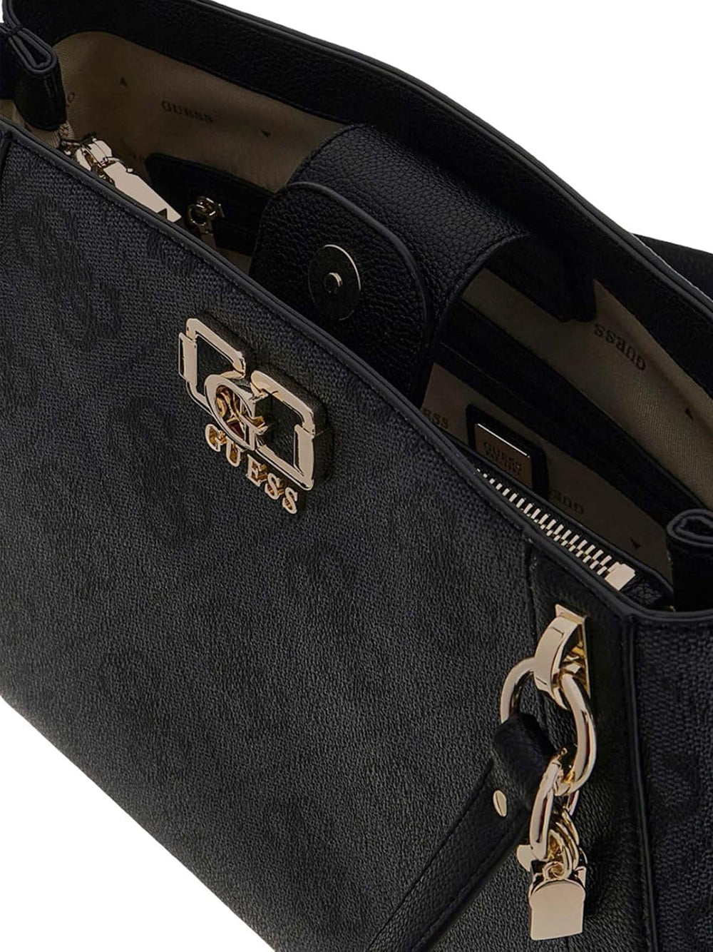 GUESS Borsa a Spalla logato Donna - Grigio modello HWOS9901220