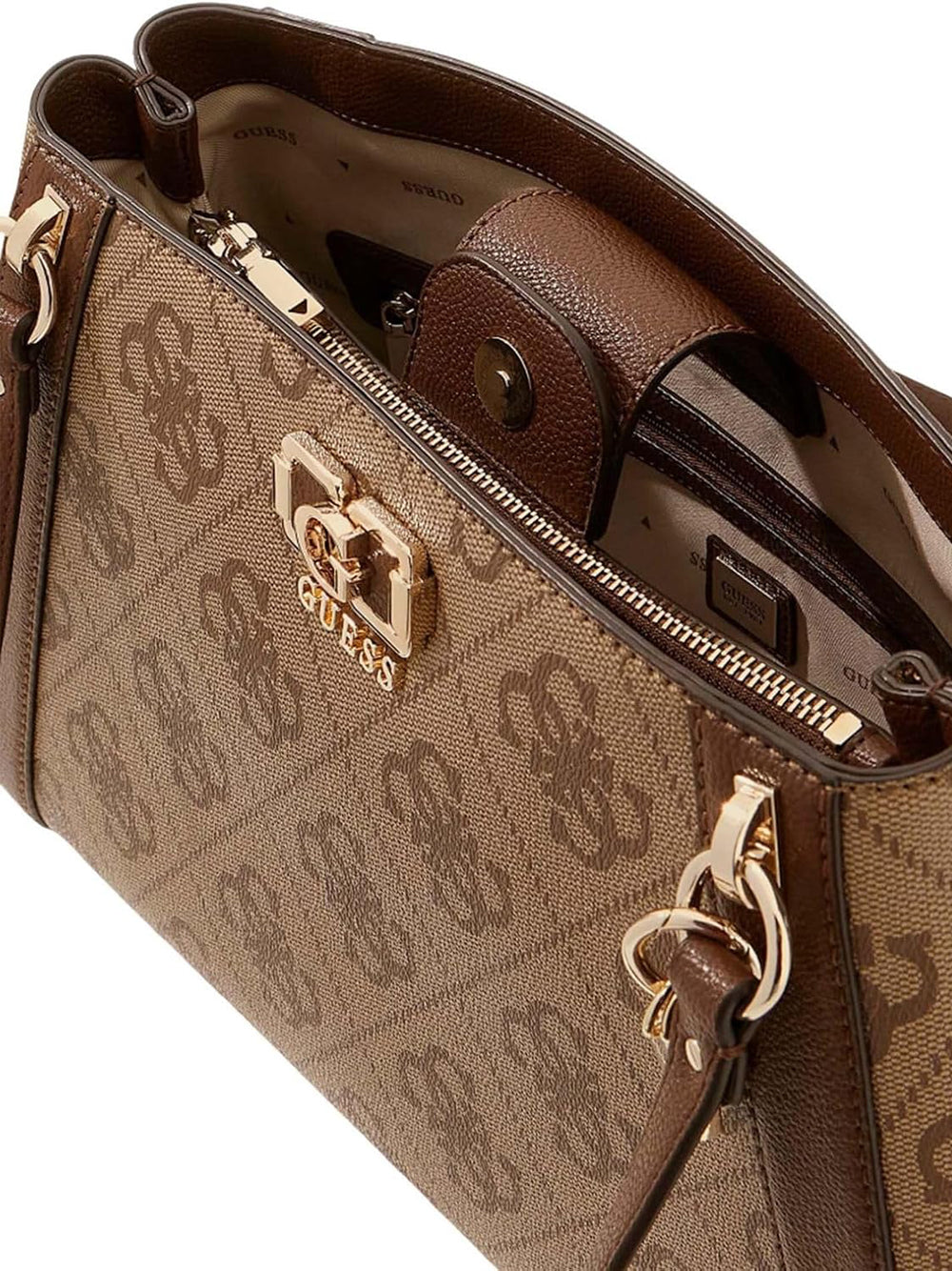 GUESS Borsa a Spalla logato Donna - Marrone modello HWOS9901220