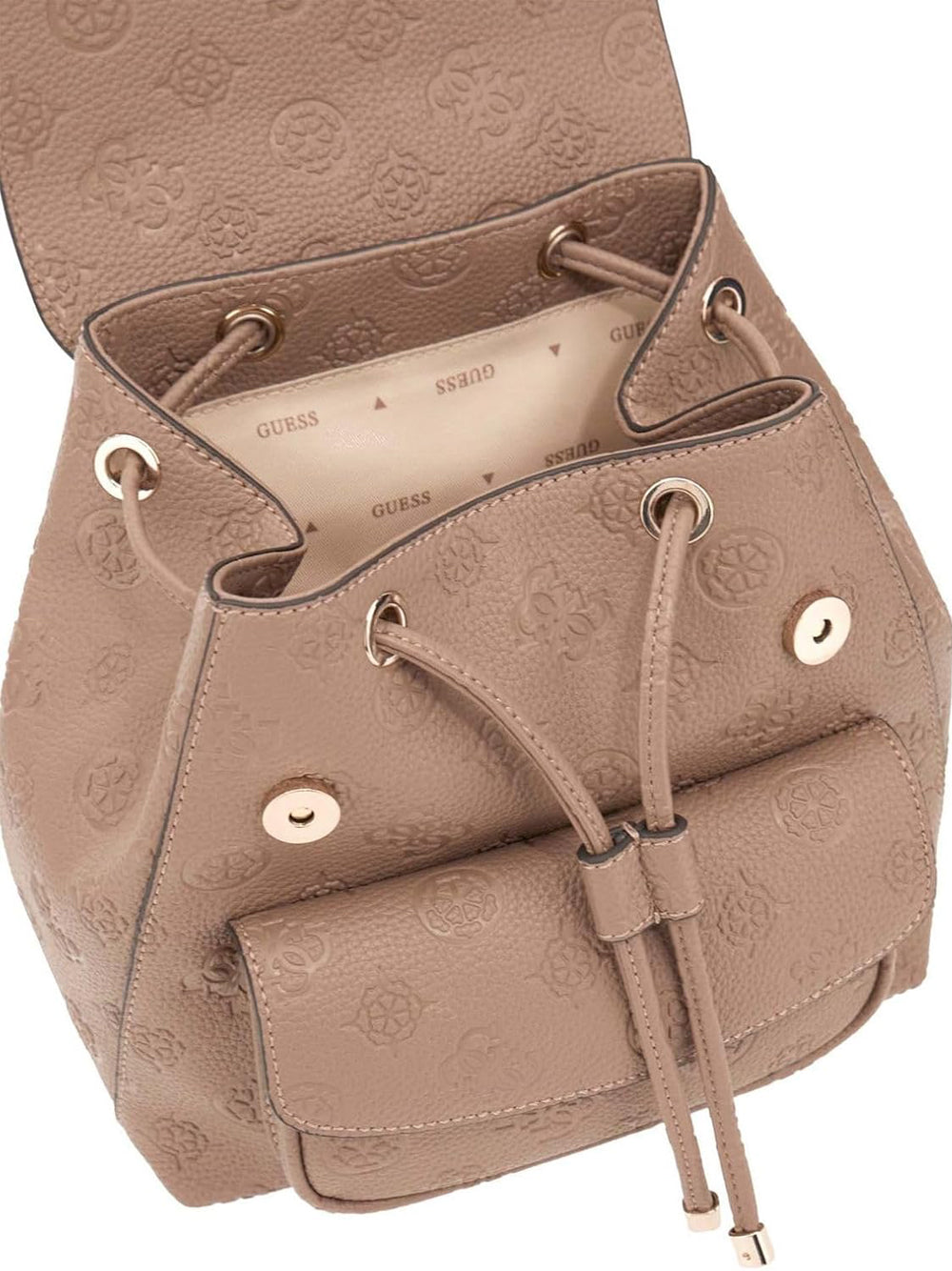 GUESS Borsa a Zainetto logato Donna - Taupe modello HWPD9888310