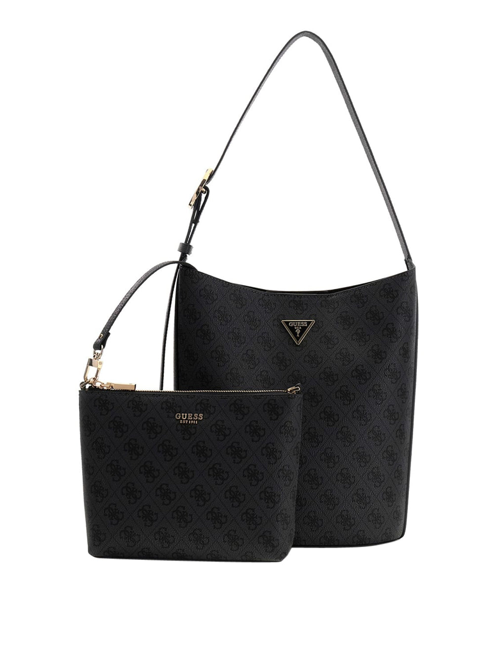 GUESS Borsa a Secchiello Donna - Grigio modello HWSG6974040