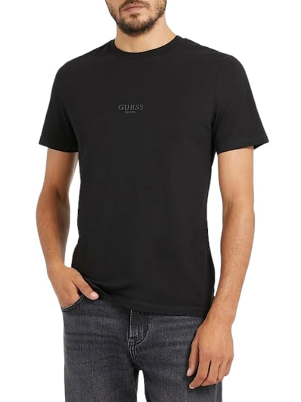 GUESS Tshirt Uomo - Nero modello M2YI72I3Z14