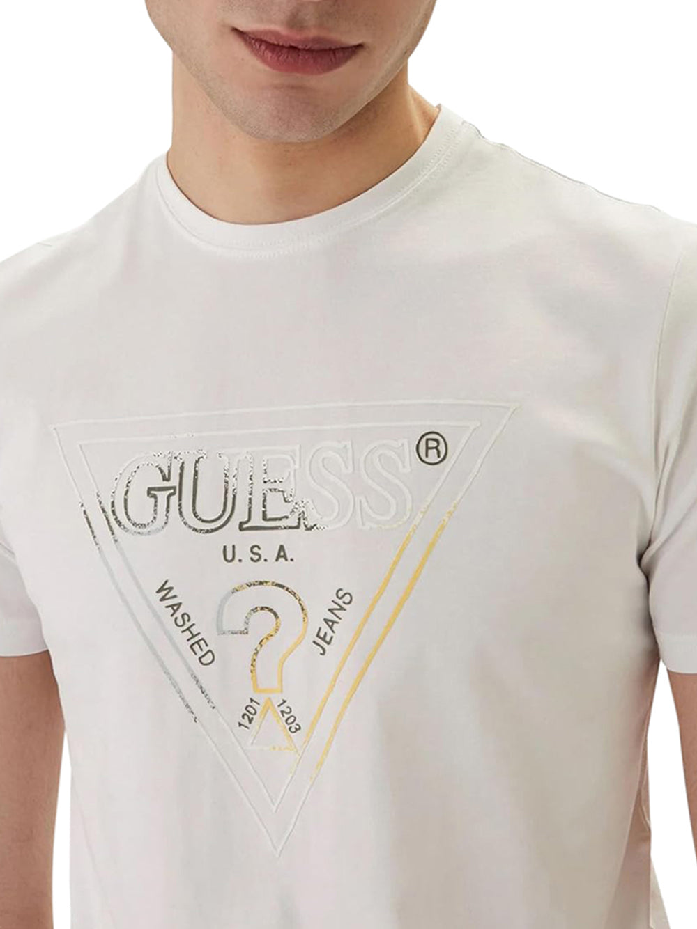 GUESS T-shirt Uomo - Bianco modello M6GI11K2992