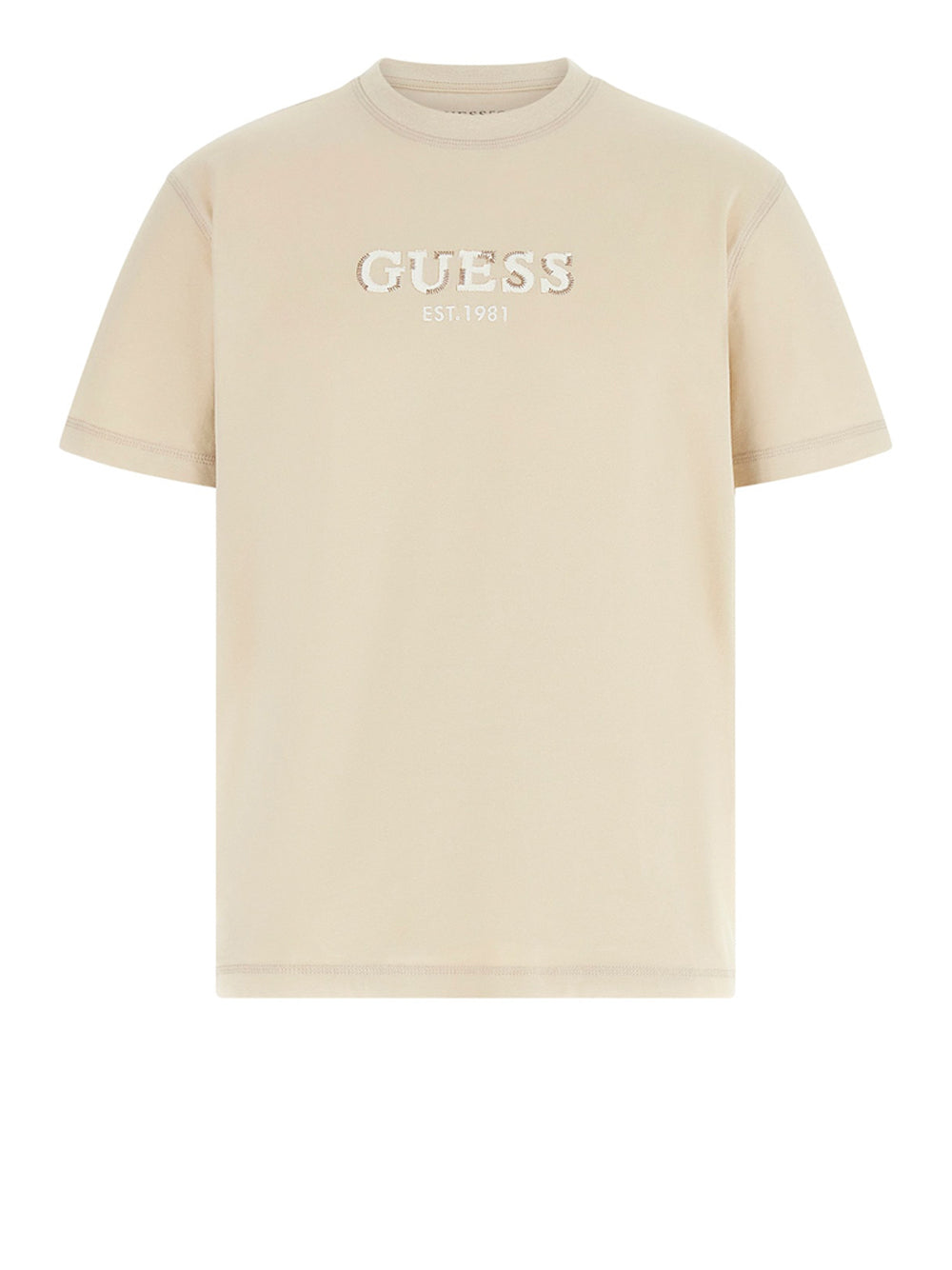 GUESS T-shirt Uomo - Beige modello M6GI16K3032