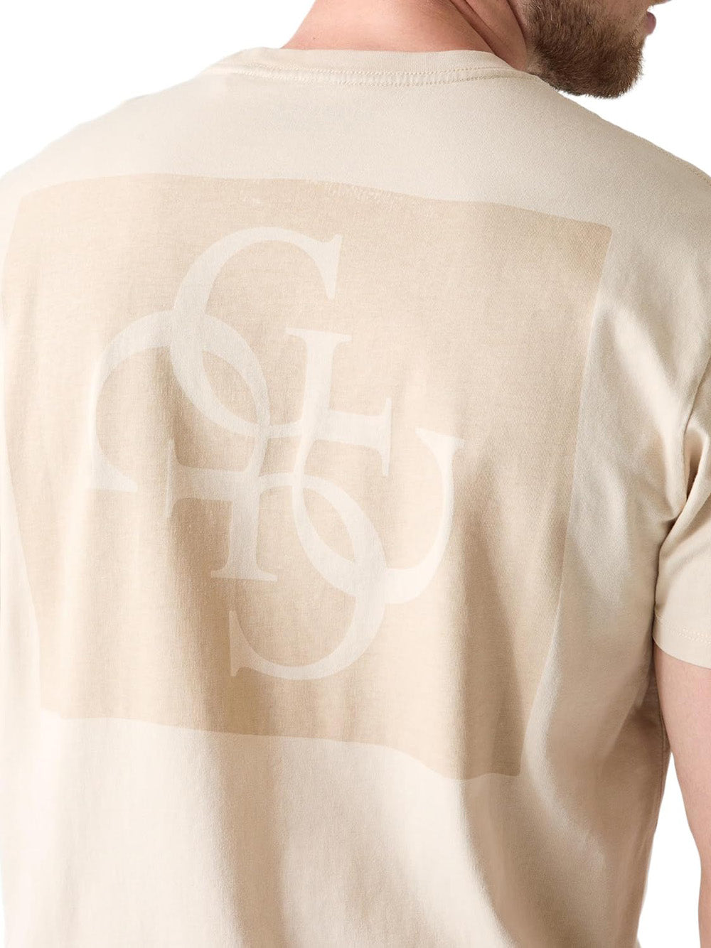 GUESS T-shirt Uomo - Beige modello M6GI27K3249